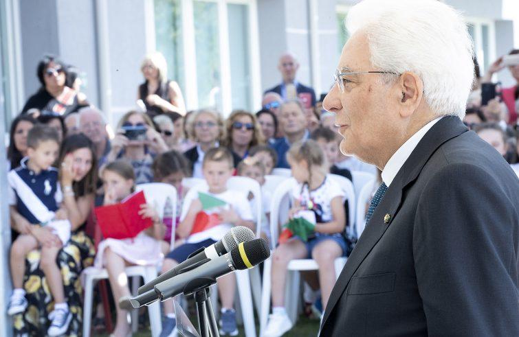 Amatrice, la visita di Mattarella nelle zone terremotate: