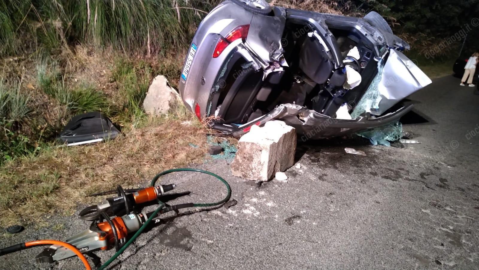 Ragazza 18enne muore in un grave incidente a Sora