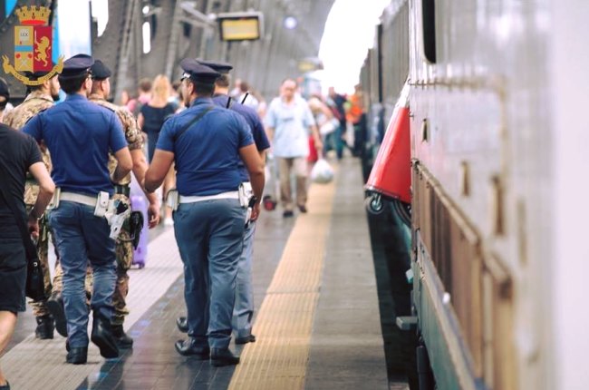 Ferragosto di controlli della Polfer nelle stazioni ferroviarie del Lazio