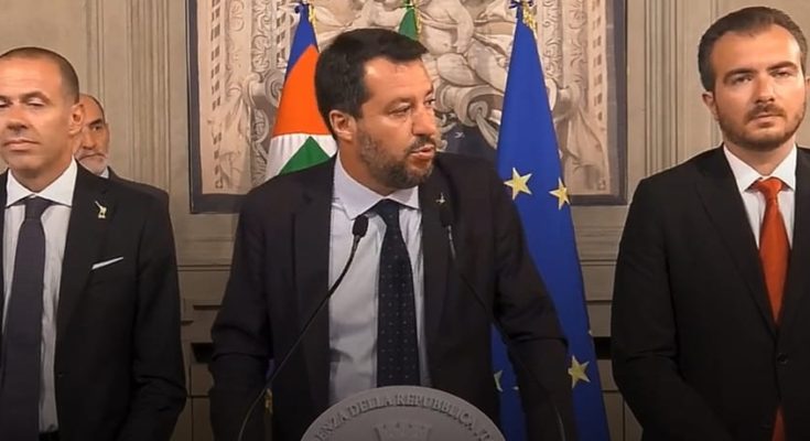 Salvini contro Conte: “Ha trovato la maggioranza di Governo in seno al G7. La maggioranza degli italiani chiede di votare”