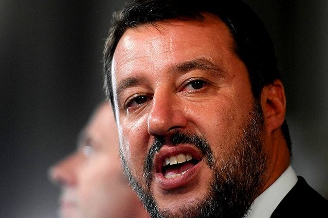 Salvini: “Governo nato tra Parigi e Berlino, senza dignità ed ideali”