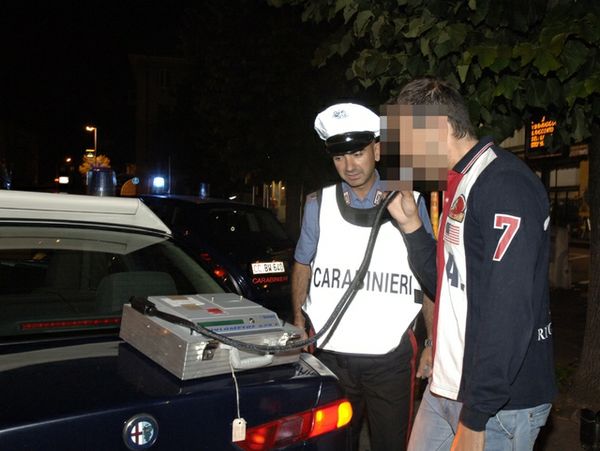 Nei guai per guida i stato d’ebbrezza sei guidatori