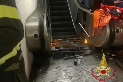 Sono 15 i provvedimenti giudiziari per il cedimento della scala mobile alla Stazione Barberini