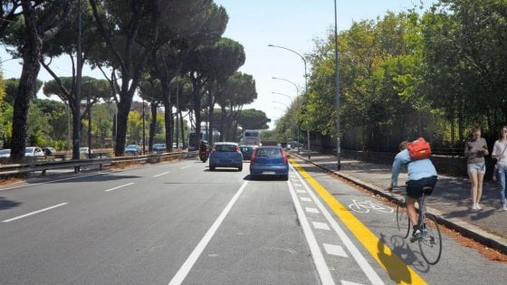 Una bike line per via Prenestina