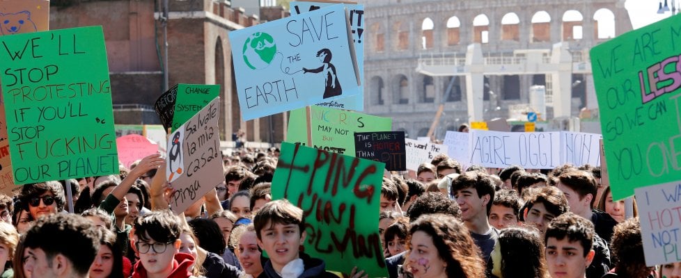 Sciopero del clima, un milione di studenti in piazza in tutta Italia