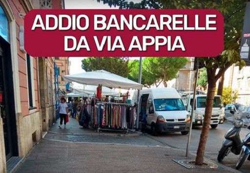 Via Appia dice addio alle bancarelle. Ricollocazione per gli ambulanti