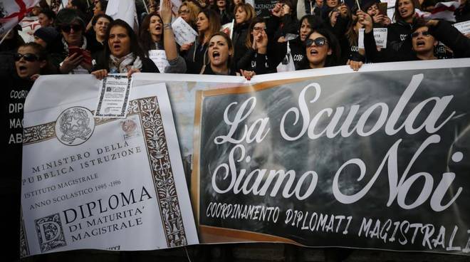 Diplomati magistrali in cattedra fino al giugno 2020