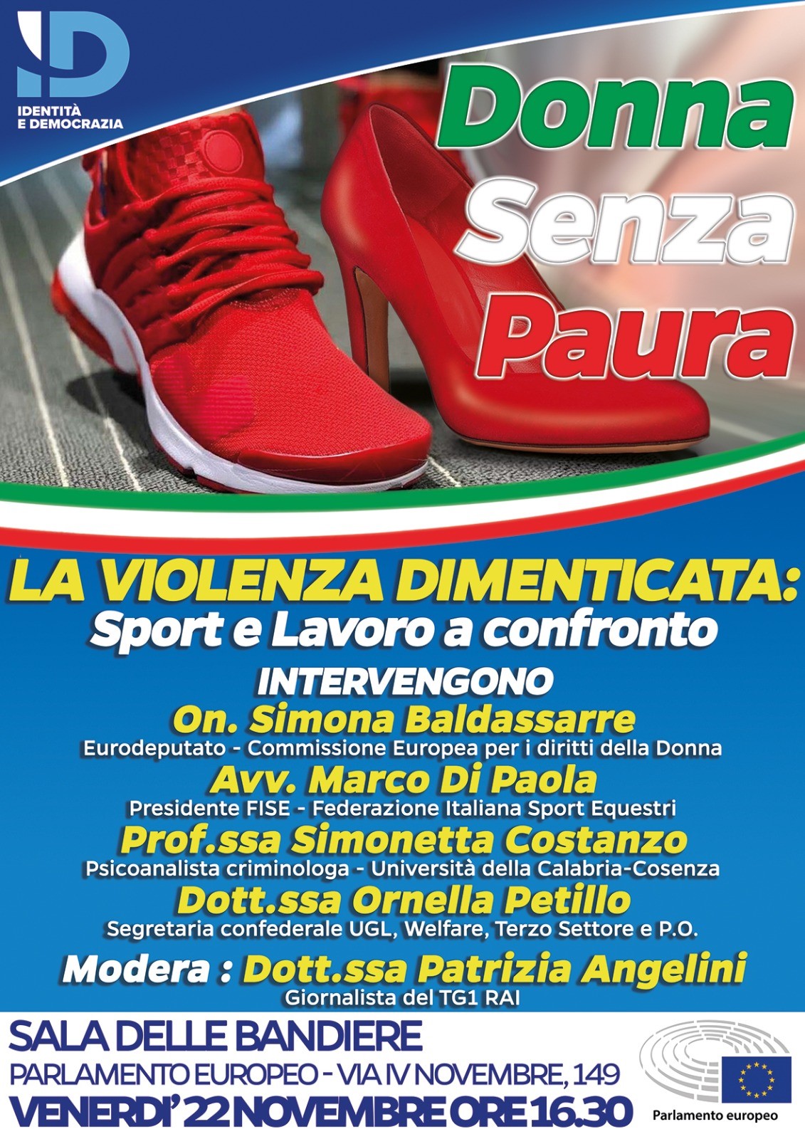 A Roma il convegno “Donna senza paura: la violenza dimenticata