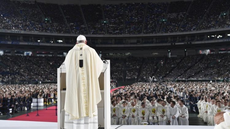 Il Papa a Tokyo: