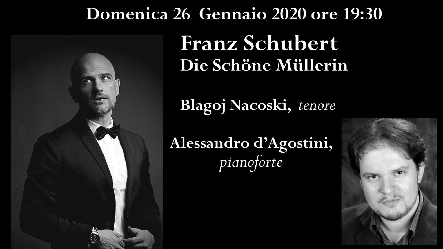 Franz Schubert: Die Scone Mullerin alla Camera Musicale Romana