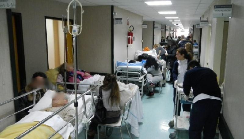 La paura del corona virus e l’influenza nostrana mettono quasi al tappeto i Pronto Soccorso della Capitale