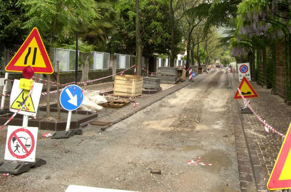 Grazie al blocco del traffico, tanti i cantieri stradali nella Capitale