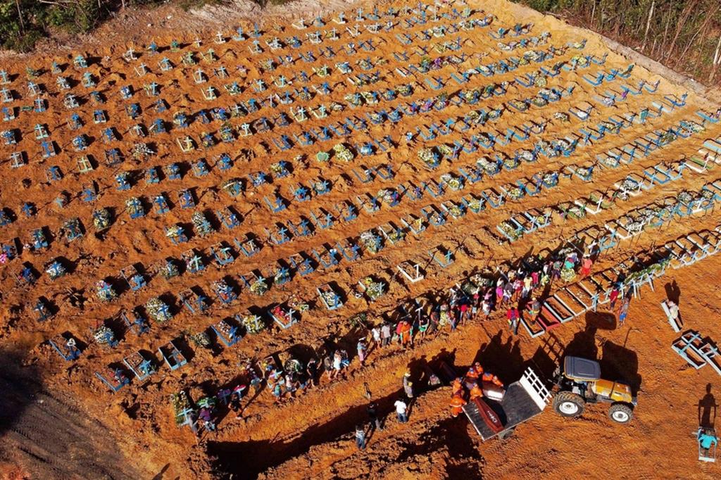 Il centro della pandemia è ormai il Brasile, in 24 ore oltre 1000 morti. I decessi nel mondo sono ormai oltre 360mila