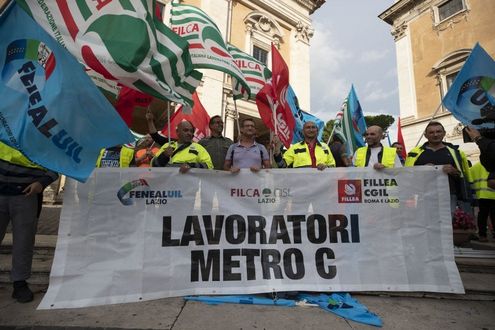 Il 2 luglio i lavoratori della metro C protesteranno in Campidoglio