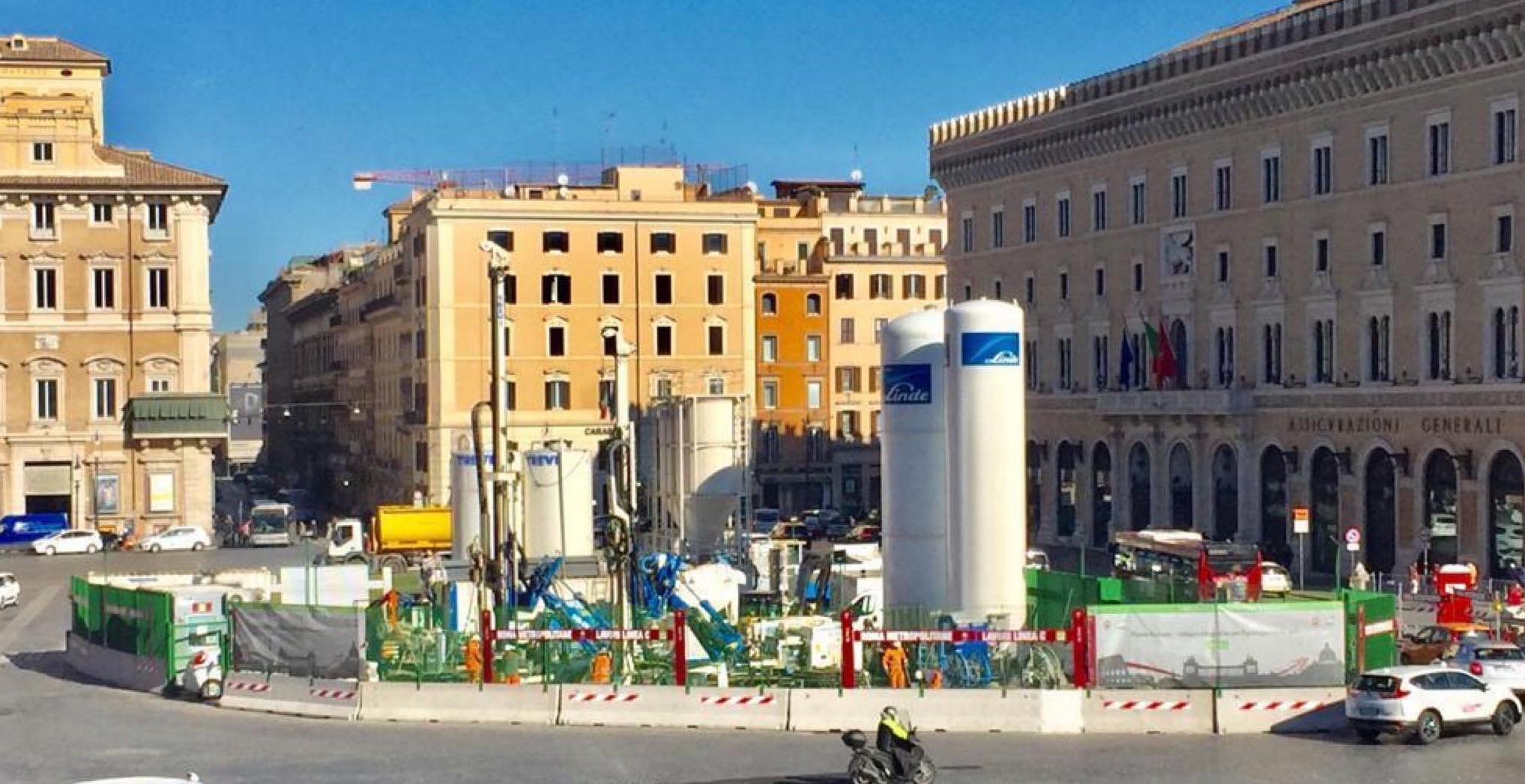 Metro C, un passo avanti. Conclusi i carotaggi a Piazza Venezia